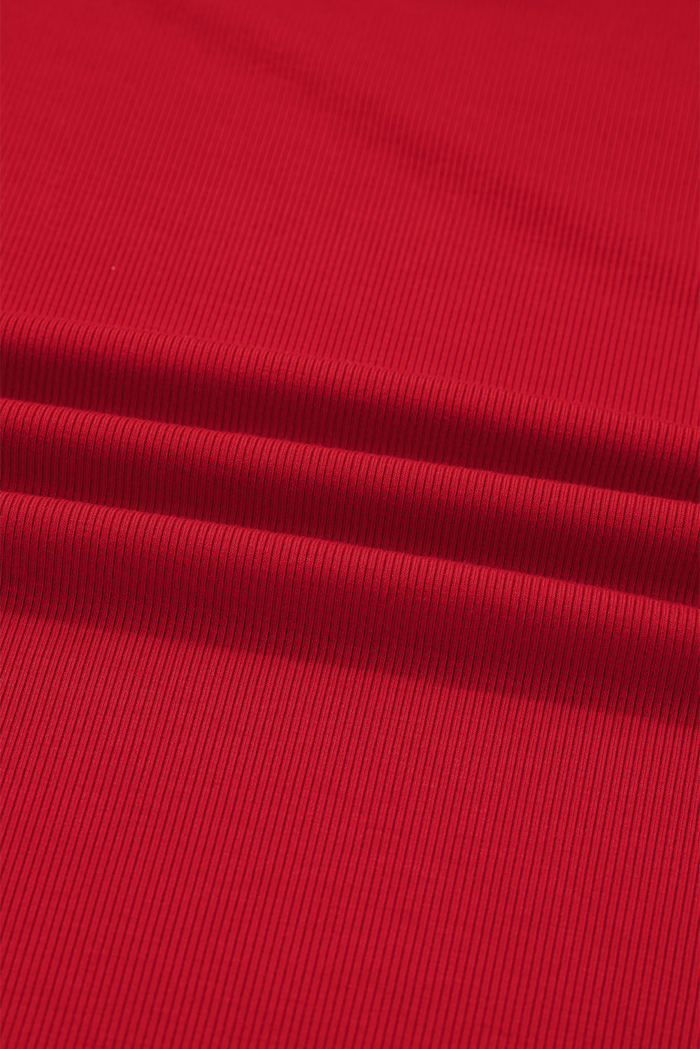 Racing Red Plaid Pearl Ruffled Sleeve Knitted Christmas Holiday Plus Size Top